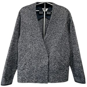 See By Chloe Vintage Herringbone Wool Tweed Jacket Size 8